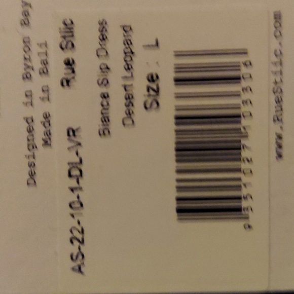 Rue Stiic Bianca Slip Dress Desert Leopard Sz Large NWT - Picture 6 of 8